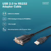 Кабель для передачі даних USB 2.0 AM to COM 1.8m DB9 RS232 FT232RNL black Digitus (DA-70172) - Image 4