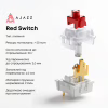 Клавиатура Ajazz AK820 Red Switch USB-C UA Black (AK820-R-B) - Image 10