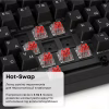 Клавиатура Ajazz AK820 Red Switch USB-C UA Black (AK820-R-B) - Image 11