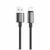 Дата кабель USB 2.0 AM to Lightning 1.0m 3A zinc alloy braided black ColorWay (CW-CBUL098-BK) - Image 3