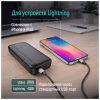 Дата кабель USB 2.0 AM to Lightning 1.0m 3A zinc alloy braided black ColorWay (CW-CBUL098-BK) - Image 7