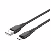 Дата кабель USB 2.0 AM to Micro 5P 1.0m 3A textured PVC black ColorWay (CW-CBUM094-BK) - Image 2