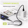 Дата кабель USB 2.0 AM to Micro 5P 1.0m 3A textured PVC black ColorWay (CW-CBUM094-BK) - Image 6