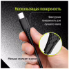 Дата кабель USB 2.0 AM to Micro 5P 1.0m 3A textured PVC black ColorWay (CW-CBUM094-BK) - Image 9