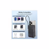 Батарея універсальна Choetech Magnetic Wireless 10000mAh 20W, PD, Qi-15W, USB-C In/Out, build-in cabel, Black (B735-CCBK) - Image 7