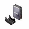Зарядний пристрій XoKo 2xUSB-С PD100W + 3xUSB-С PD65W + 3xUSB QC18W 440W GaN (QC-400) - Image 3