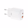 Зарядное устройство XO 1xUSB-C PD20W + 1xUSB QC3.0 White (L158.white) - Image 2