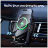 Універсальний автотримач ColorWay FlameGrip, автозажим, Wireless Charger 15W Black (CW-CHAW070Q-BK) - Image 7