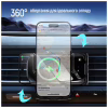 Універсальний автотримач ColorWay FlameGrip, автозажим, Wireless Charger 15W Black (CW-CHAW070Q-BK) - Image 9