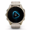 Смарт-часы Garmin fenix 8 43mm, AMOLED, Saph, SftGldSS/FogGryLeatherBnd, Excl, GPS (010-02903-40) - Image 2