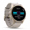 Смарт-часы Garmin fenix 8 43mm, AMOLED, Saph, SftGldSS/FogGryLeatherBnd, Excl, GPS (010-02903-40) - Image 3