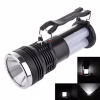 Ручной фонарь Yajia YJ-2881T, Аккумулятор, 1LED+16SMD, боковая подсветка, солнечная батарея - Image 2