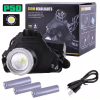 Налобный фонарь T50Pro, HP50, 3х18650, ЗУ MicroUSB, P50 LED, Zoom - Image 2