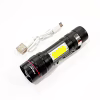 Ручний ліхтар X-Balog Police BL-520, Li-ion, T6+Cob, Zoom, ЗУ USB - Image 3
