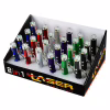 Ліхтарик брелок (LED+Лазер) 9618-2LED, лазер, 3xAG3,/кільце/ (прозорі 2) - Image 2