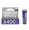 Аккумулятор Rablex 18650 Li-ion 3400mAh 3.7V с защитой - Image 2