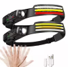 Налобный фонарь Bailong BL-W689-LM+3COB, Белый, Жёлтый, Красный, Motion Sensor, Li-Ion аккум.,Type-C - Image 7