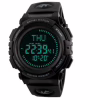 Часы наручные SKMEI 1290BK, BLACK, Compass, 9743 - Image 3