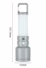 Ручной фонарь CH-23051-3W+SMD, Li-Ion аккум., карабин, ЗУ Type-C - Image 2