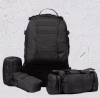 Рюкзак Тактичний з підсумками B08 Black 55L 8142 - Image 5