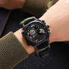 Часы наручные SKMEI 2202AG, PARACORD, ARMY GREEN, Compass, термометр, свисток, кресало, 10347 - Image 2