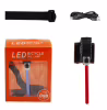Велосипедный задний фонарь-мигалка 8821-LED, Li-Ion аккум., ЗУ micro USB - Image 2