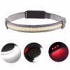 Налобный фонарь Stripe Ultra bright YD-33, 37SMD Белый+3SMD Красный, ЗУ micro USB, аккум - Image 6