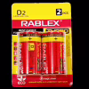 Батарейка Rablex LR20 (D) Turbo Alkaline (блистер 2 шт.) - Image 3