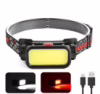 Налобный фонарь Bailong BL-008+COB, белый, красный, li-ion аккумулятор, micro USB, 8773 - Image 2