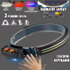 Налобный фонарь Bailong BL-W691-2COB, Красный, Белый+RGB, Motion Sensor, Li-Ion аккум.,Type-C, 8668 - Image 3