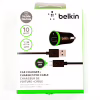 Автомобільний зарядний пристрій USB x 1 belkin, 10 WATT, 1.2 м кабель MicroUSB - Image 2