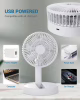Настільний вентилятор складний USB міні-вентилятор Folding Fan з акум. (WX6505) - Image 3