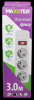 Сетевий фільтр Maxxter SPM3-G-10G 3 розетки, 3 метри - Image 2