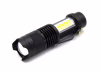 Ручний ліхтар Police BL-525, 1XPE+Cob, Zoom, ЗУ USB, метал - Image 2