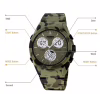 Часы наручные SKMEI 2109CMGN, ARMY GREEN CAMOUFLAGE, 10316 - Image 3