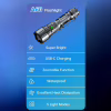 Ручний ліхтар YEMAO YM-А60, 1200LM, TG LED, Zoom, 1x18650 акум, TYPE-C - Image 2