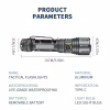 Ручной фонарь YEMAO YM-А60, 1200LM, TG LED, Zoom, 1x18650 аккум, TYPE-C - Image 9