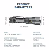 Ручной фонарь YEMAO YM-А70, 1500LM, 20W LED, Zoom, 1x21700 аккум, TYPE-C - Image 7