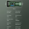 Ручний ліхтар YM-F337X, 3500LM, 8*XTE LED, червоний, синій, зелений і ультрафіолетовий, TYPE-C - Image 10