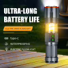 Ручной фонарь YEMAO YM-G520, 2500LM, TG LED, 1*40700 аккум, TYPE-C - Image 5