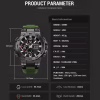 Часы наручные SKMEI 2499AG, ARMY GREEN, 11476 - Image 2