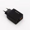Сетевое зарядное устройство REDDAX RDX-030, Dual USB, 12W, 2.4A, Black - Image 2