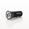 Автомобільний зарядний пристрій REDDAX RDX-104 (12 W, 2.4 A, 2xUSB, алюміній), Black - Image 2