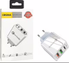 Мережевий зарядний пристрій 2.4 A 20W QC3.0 USB Fast Charger 3.0 + USB 2.4 A + PD 2.1 A White - Image 2