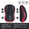 Мишка Logitech M185 red (910-002240) - Image 4