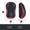 Мышка Logitech M185 red (910-002240) - Image 9