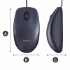 Мишка Logitech B100 Black (910-003357) - Image 8
