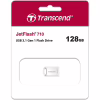 USB флеш накопичувач Transcend 128GB JetFlash 710 Silver USB 3.0 (TS128GJF710S) - Image 4