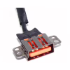 Роз'єм живлення ноутбука з кабелем Lenovo PJ974 (bevel USB), 5-pin, 11 см (A49108) - Image 2