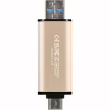 USB флеш накопичувач Transcend 128GB JetFlash 930 Gold-Black USB 3.2/Type-C (TS128GJF930C) - Image 7